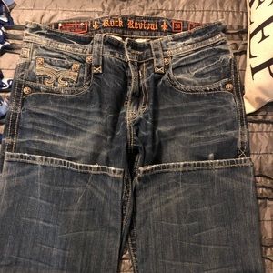 Men’s Size 36 Rock Revival Jeans